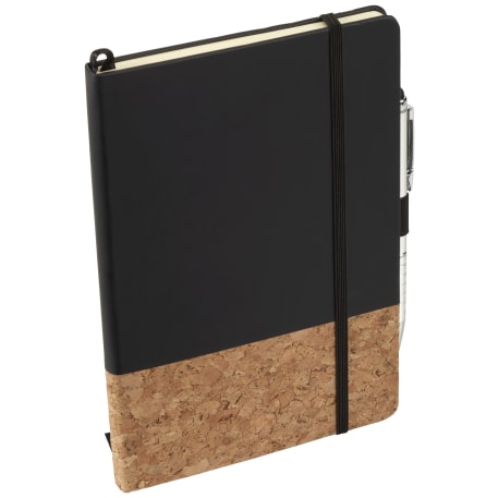 5.5" x 8.5" FSC Lucca Cork Hard Bound JournalBook®
