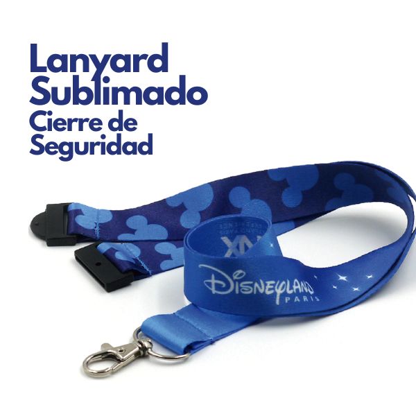 LANYARD SUBLIMADO - CIERRE DE SEGURIDAD