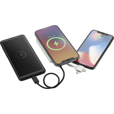 Solekick™ 5000 Wireless Power Bank w/ 3-in-1 Cable