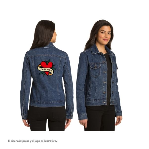 Port Authority Ladies Denim Jacket. L7620