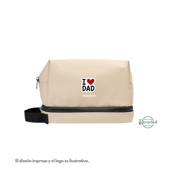 Hudson RPET Leatherette Cosmetic Bag