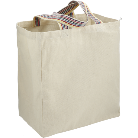 Rainbow Recycled 8oz Cotton Grocery Tote