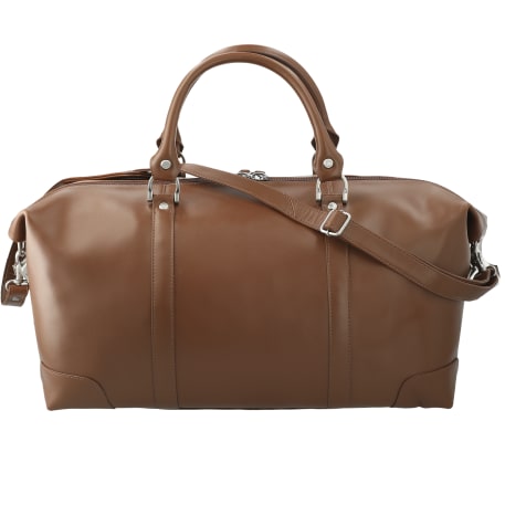 Cutter & Buck® 19" Leather Weekender Duffel Bag