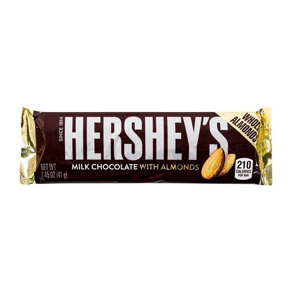 Hersheys Milk Chocolate with almonds