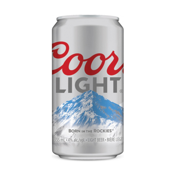 Cerveza Coors Light en lata 