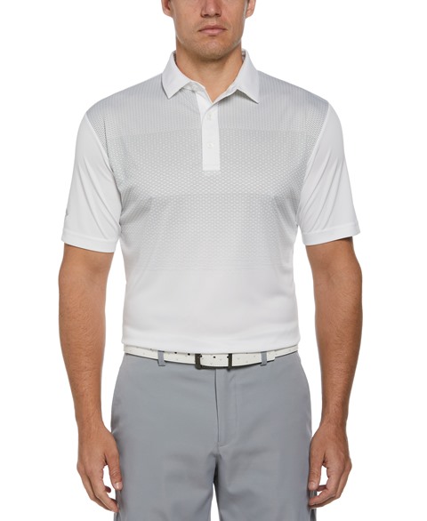 Callaway - Geo Chest Print Short Sleeve Golf Polo Shirt