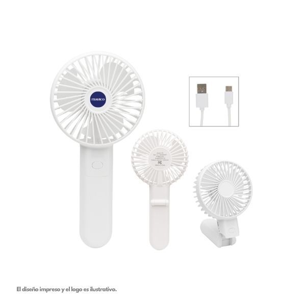BEND & SNAP RECHARGEABLE FAN