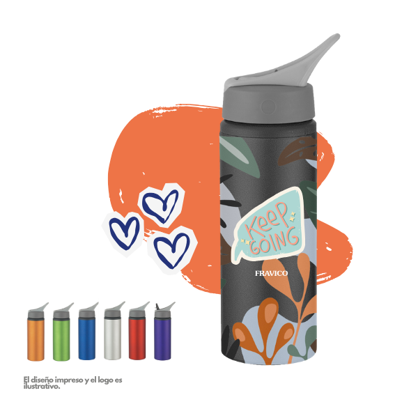 25 Oz. Full Color Aluminum Bike Bottle