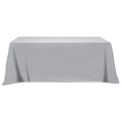 Flat Poly/Cotton 4-sided Table Cover - fits 8 standard table