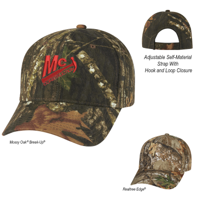Realtree® And Mossy Oak® Hunters Retreat Camouflage Cap