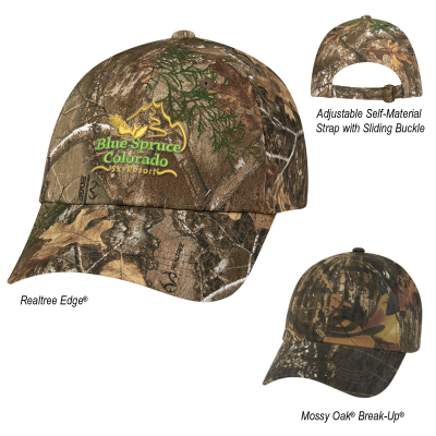 Realtree® And Mossy Oak® Hunters Hideaway Camouflage Cap
