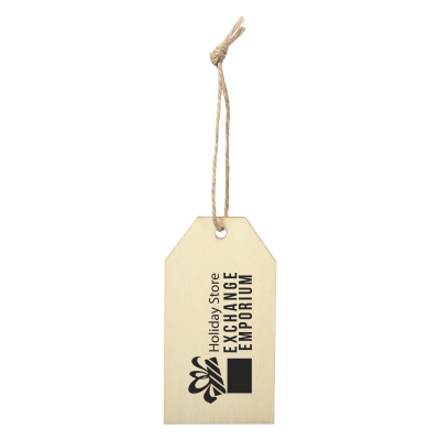 Wood Ornament - Gift Tag