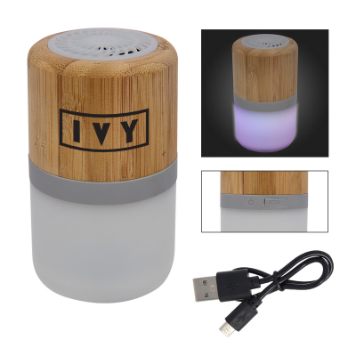 Bamboo Wireless Light Up Speaker