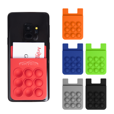 Push Pop Phone Wallet