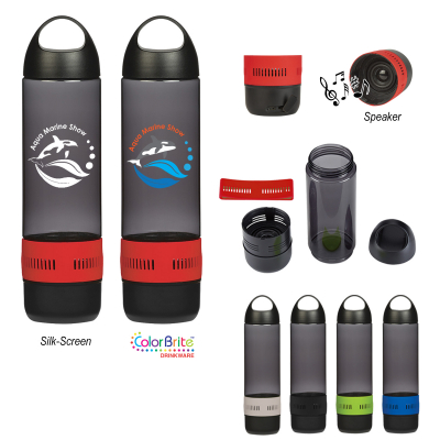 16 Oz. Tritan™ Rumble Bottle With Speaker