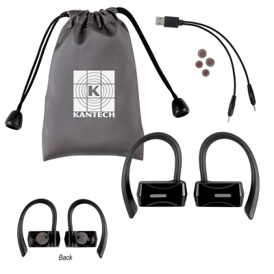 Sporty Wireless Earbuds With Pouch