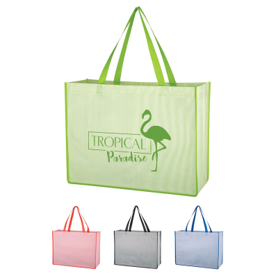 Matte Laminated Non-Woven Bahama Tote Bag