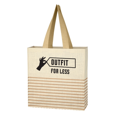 Dash Jute Tote Bag