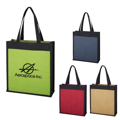 Laminated Jute Tote Bag