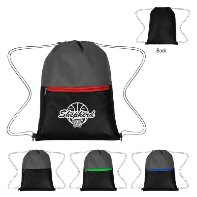 Triad Non-Woven Drawstring Bag