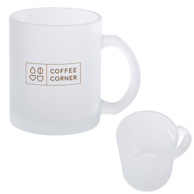 11 Oz. Frosted Glass Mug