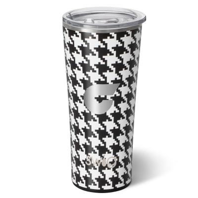 22 Oz. Swig Life™ Houndstooth Stainless Steel Tumbler