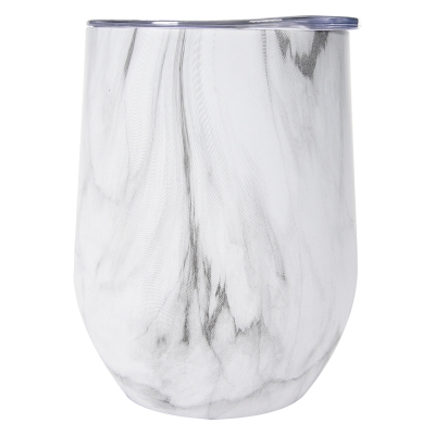 12 Oz. Marbled Stemless Wine Cup