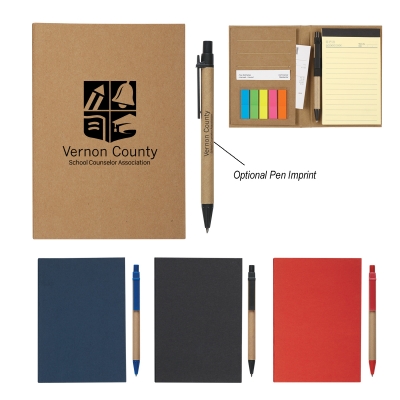 Meeting Mate Notebook With Pen And Sticky Flags