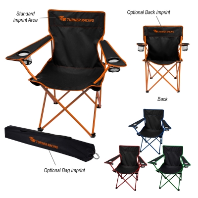 Jolt Folding Chair With Carrying Bag