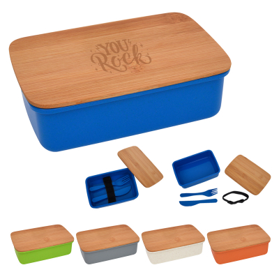 Harvest Lunch Set With Bamboo Lid