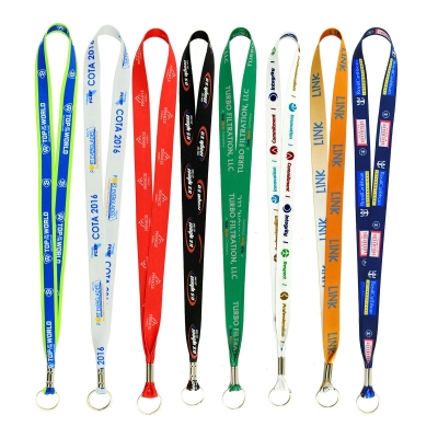 Full Color Imprint Smooth Dye Sublimation Lanyard - 1/2