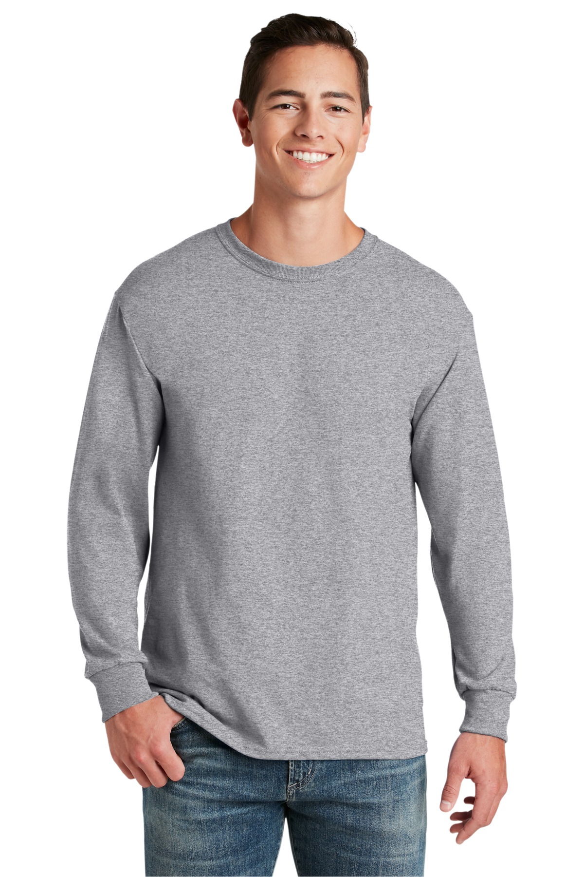 JERZEES - Dri-Power 50/50 Cotton/Poly Long Sleeve T-Shirt.  29LS