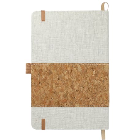 5.5" x 8.5" Recycled Cotton and Cork Bound Noteboo