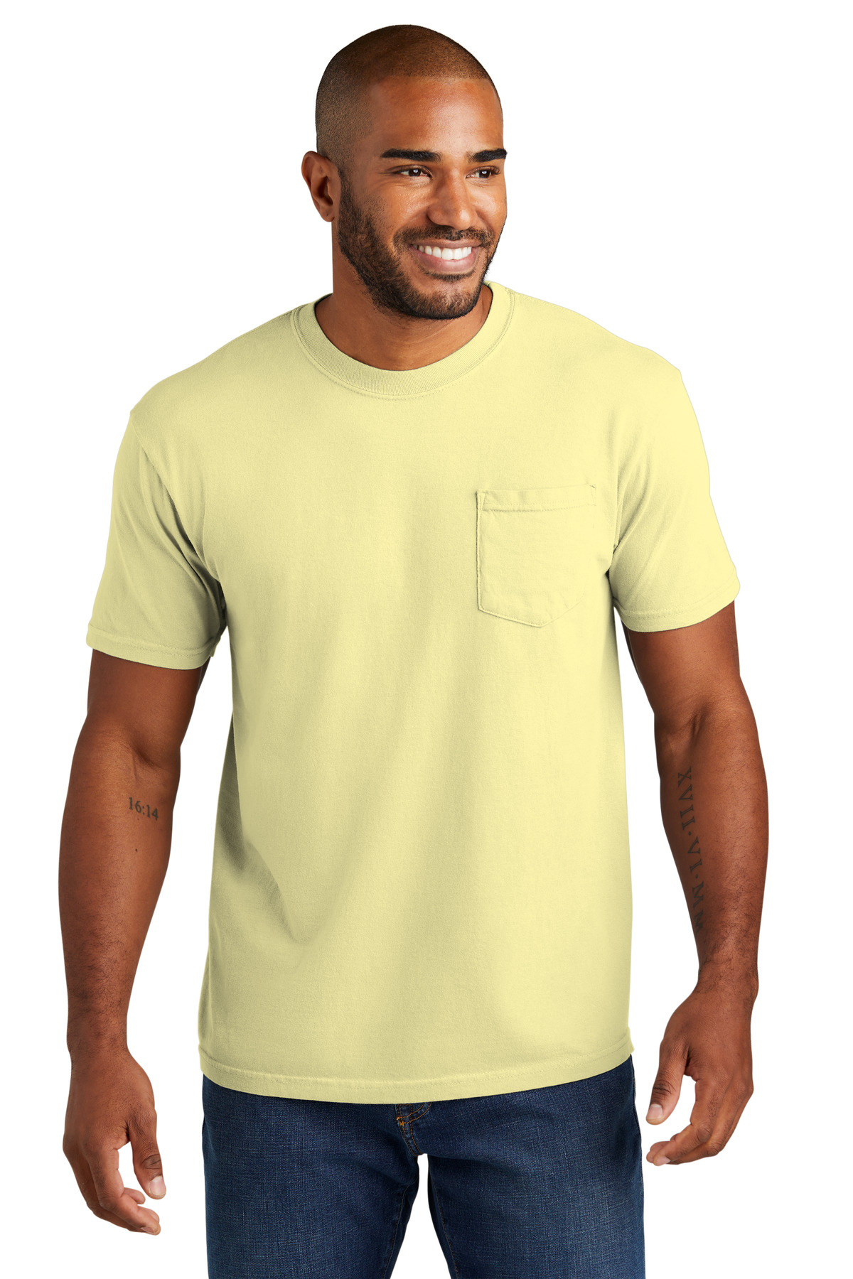 COMFORT COLORS  Heavyweight Ring Spun Pocket Tee. 6030