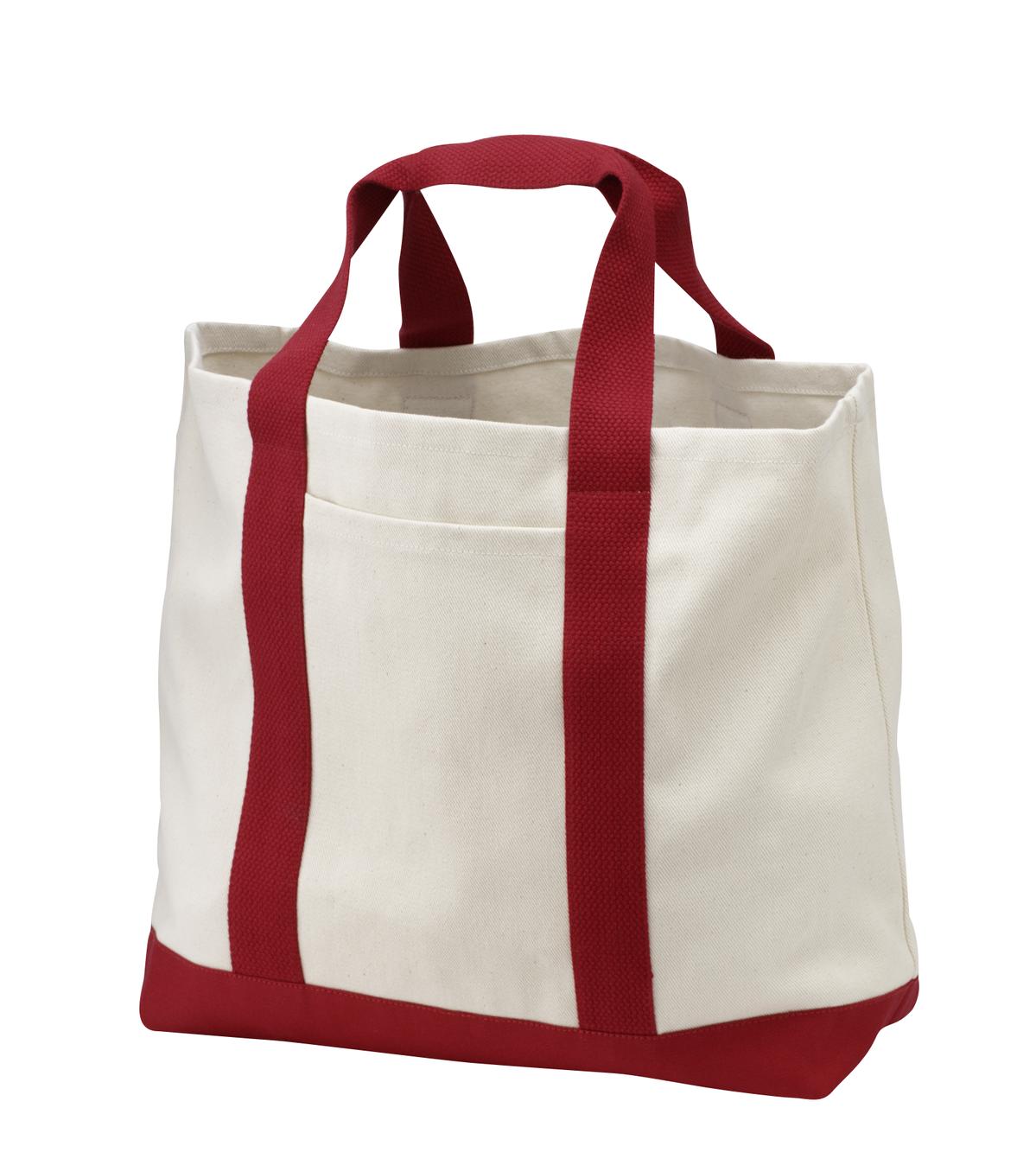 Port Authority - Ideal Twill Two-Tone Shopping Tote.  B400