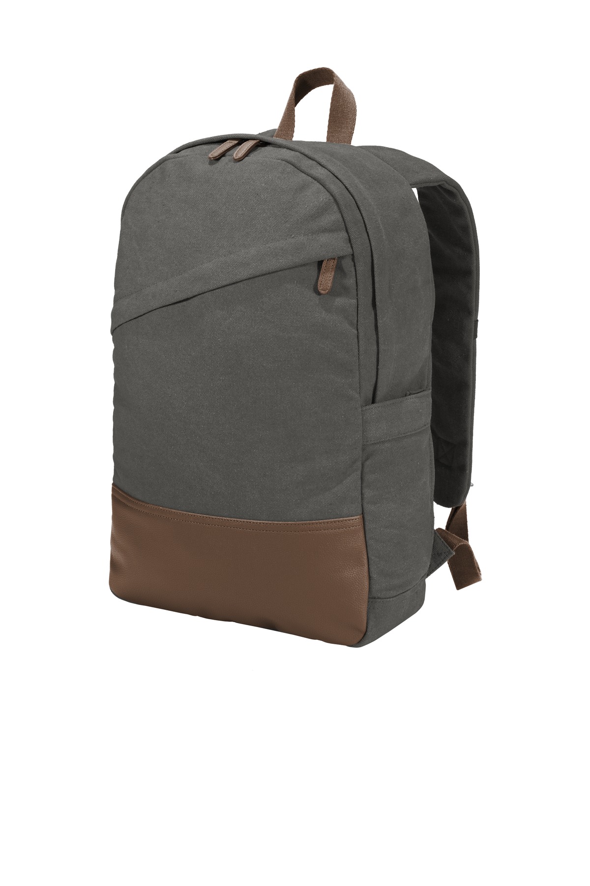 Port Authority  Cotton Canvas Backpack. BG210