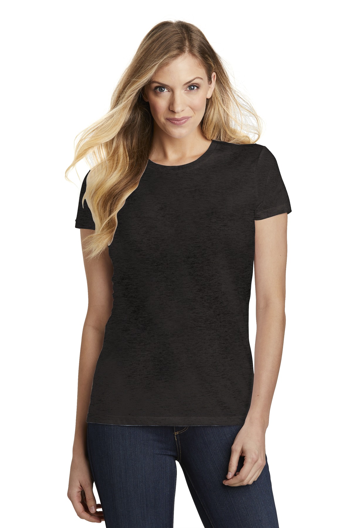 District  Womens Fitted Perfect Tri  Tee. DT155