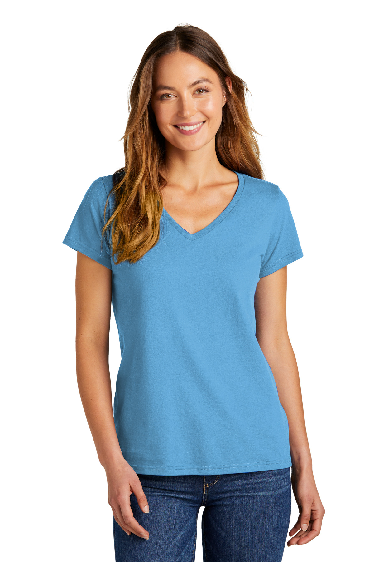 District Womens The Concert Tee V-Neck DT5002