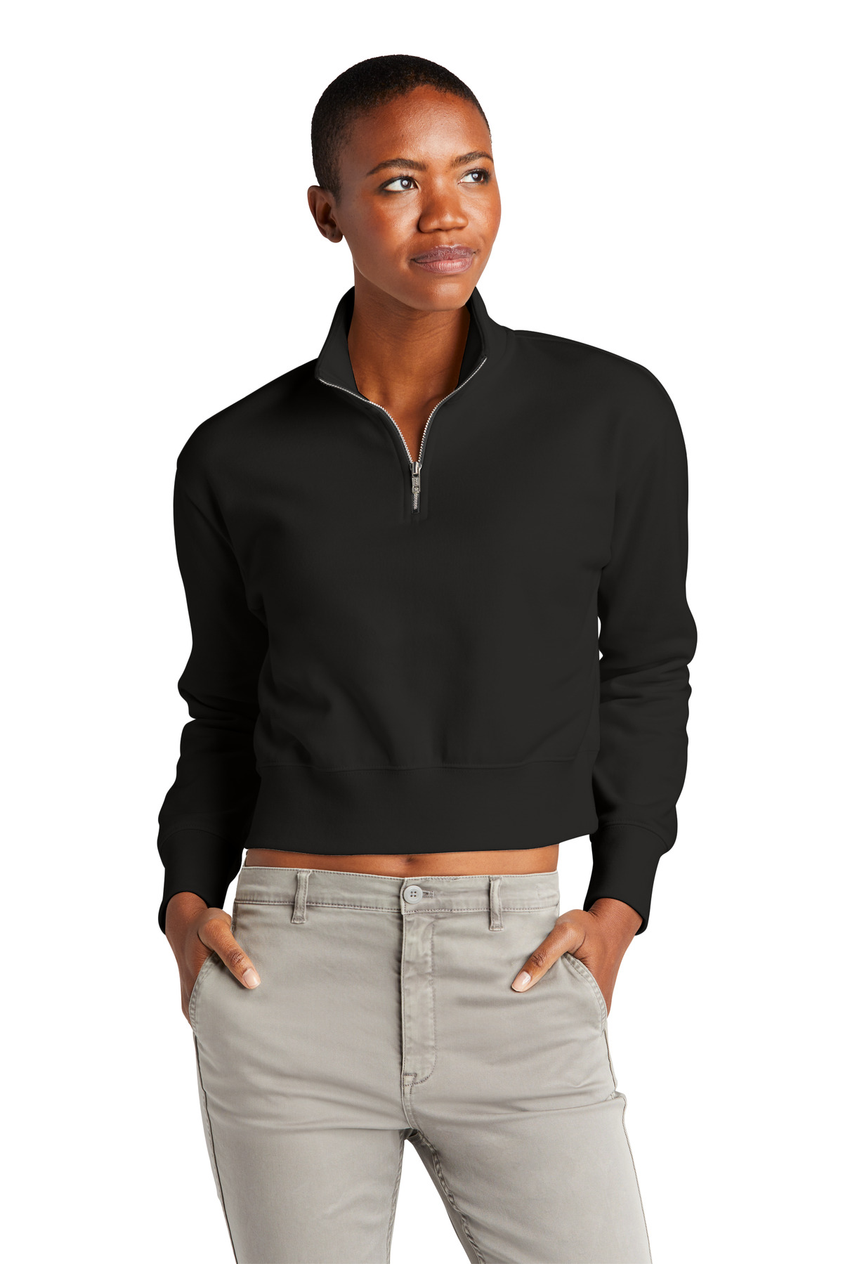 District Womens V.I.T. Fleece 1/2-Zip DT6111