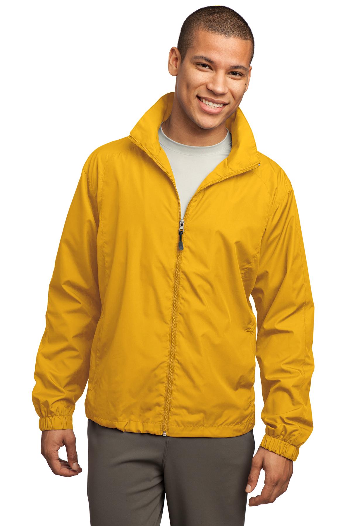 Sport-Tek Full Zip Wind Jacket JST70 - Lightweight Water Repellent Athletic Jacket