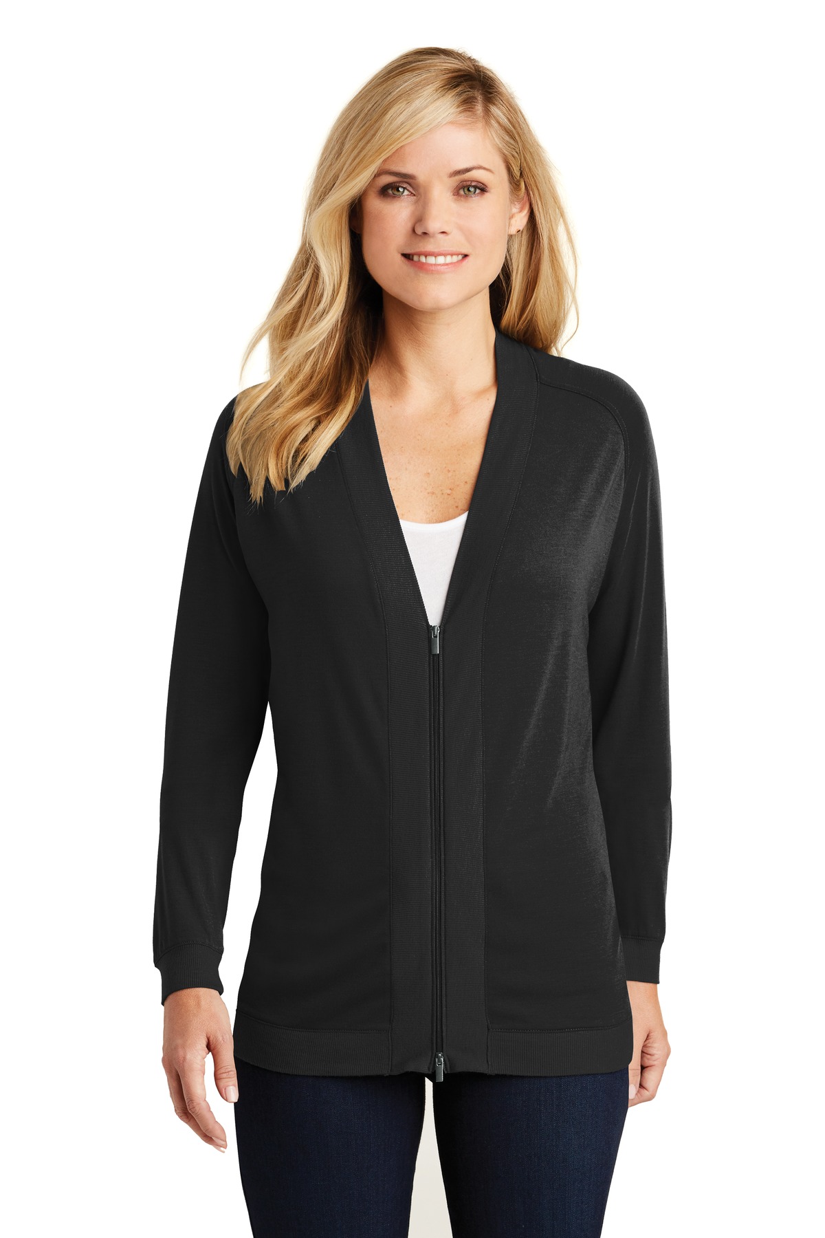 Port Authority Ladies Concept Bomber Cardigan. LK5431