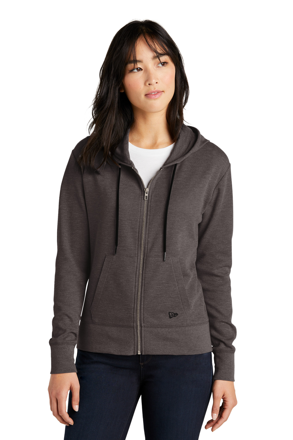 New Era Ladies Thermal Full-Zip Hoodie LNEA141