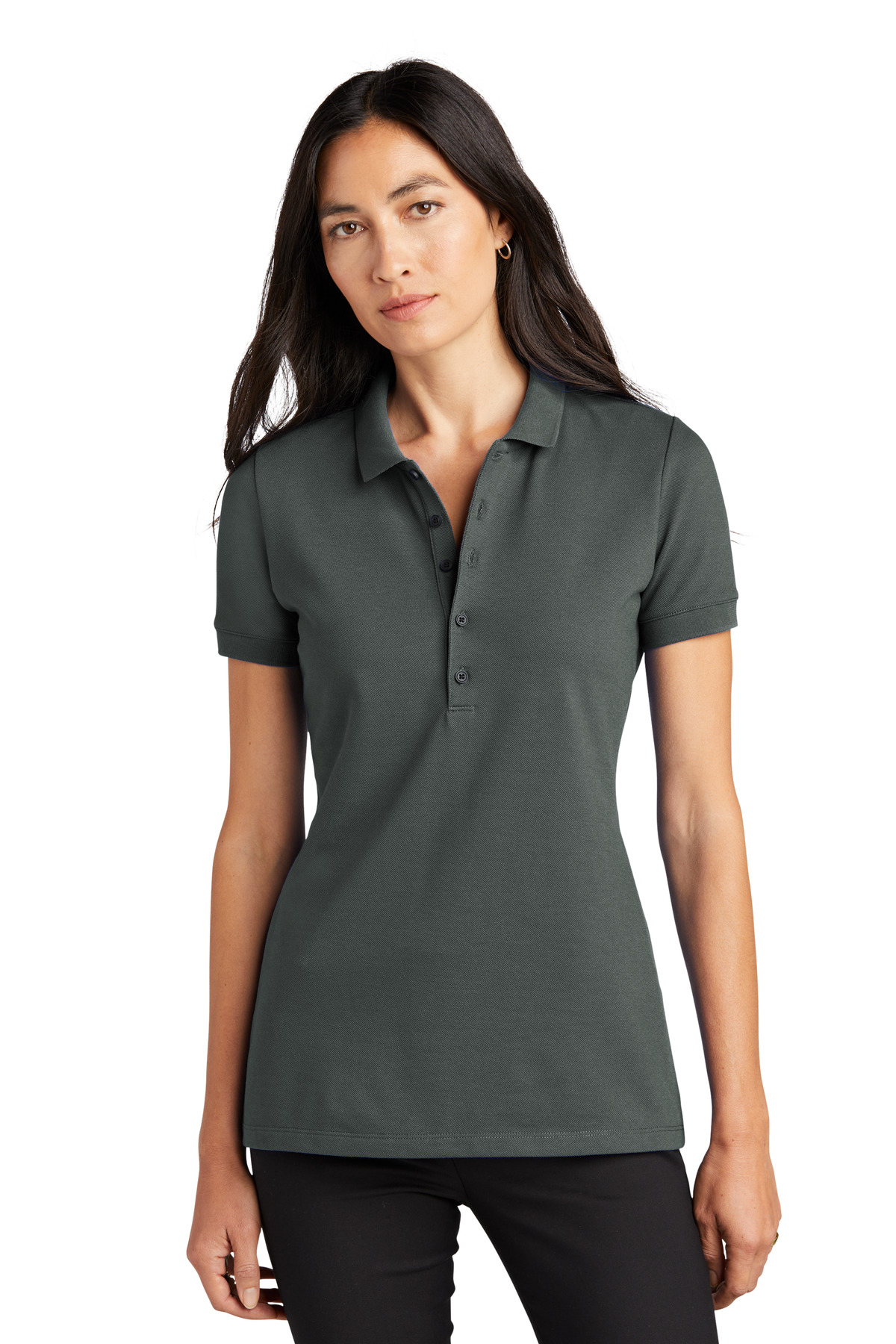 Mercer+Mettle Womens Stretch Heavyweight Pique Polo MM1001