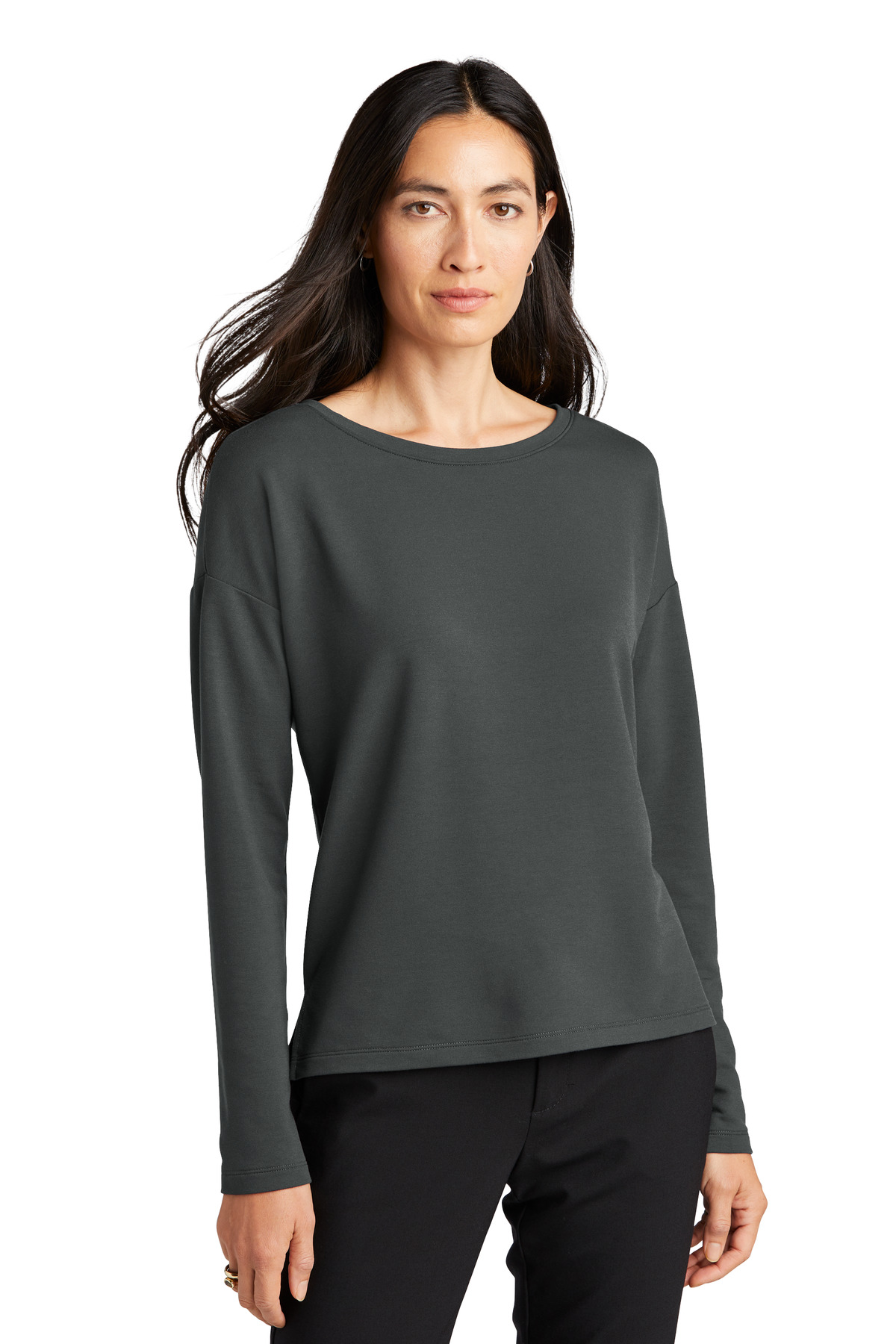 Mercer+Mettle Womens Stretch Drop Shoulder Pullover MM3013