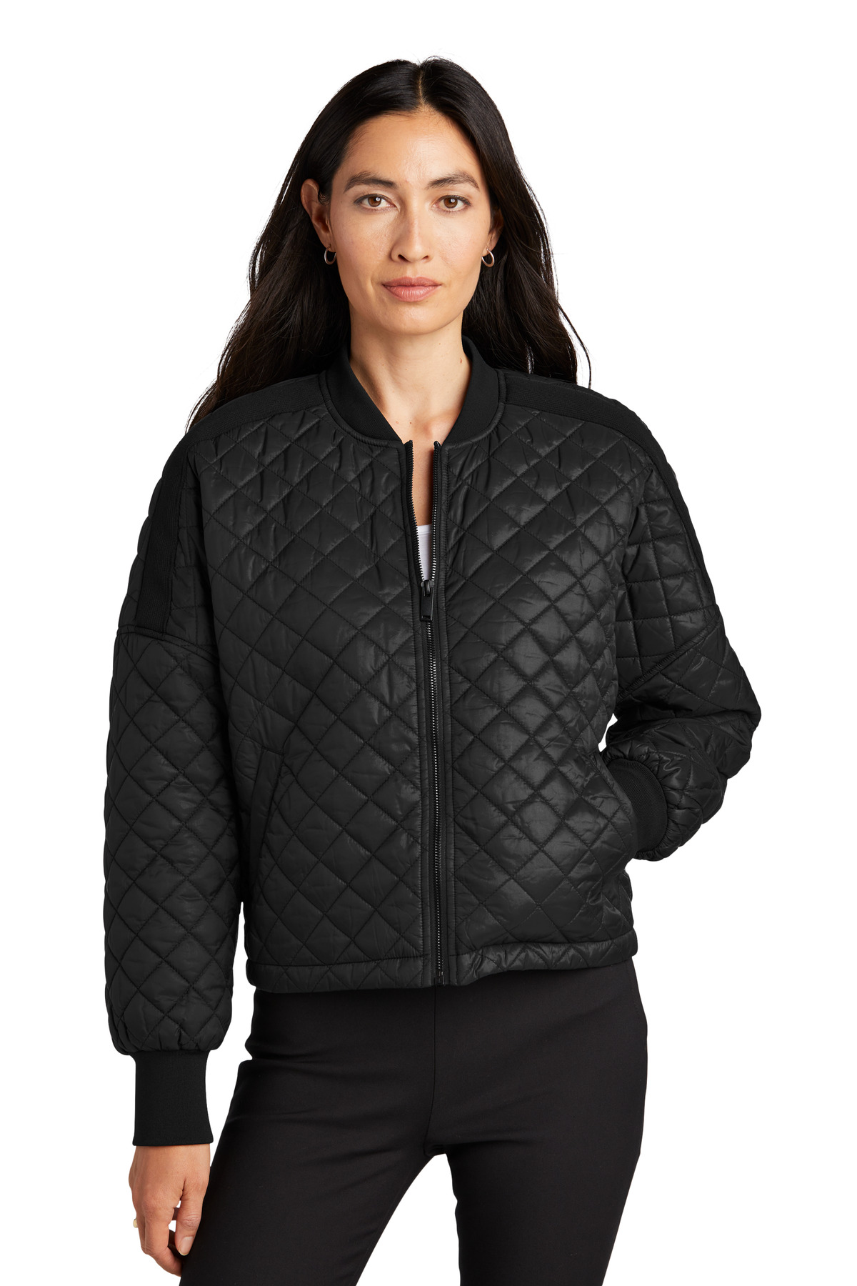 Mercer+Mettle Womens Boxy Quilted Jacket MM7201