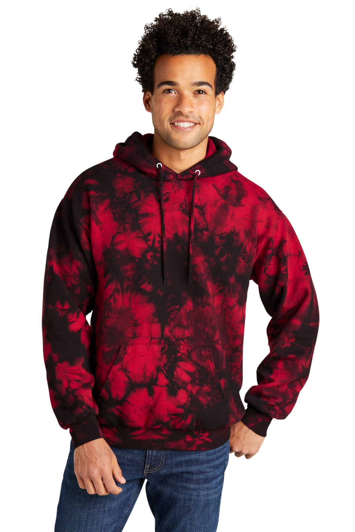 Port & Company Crystal Tie-Dye Pullover Hoodie PC144