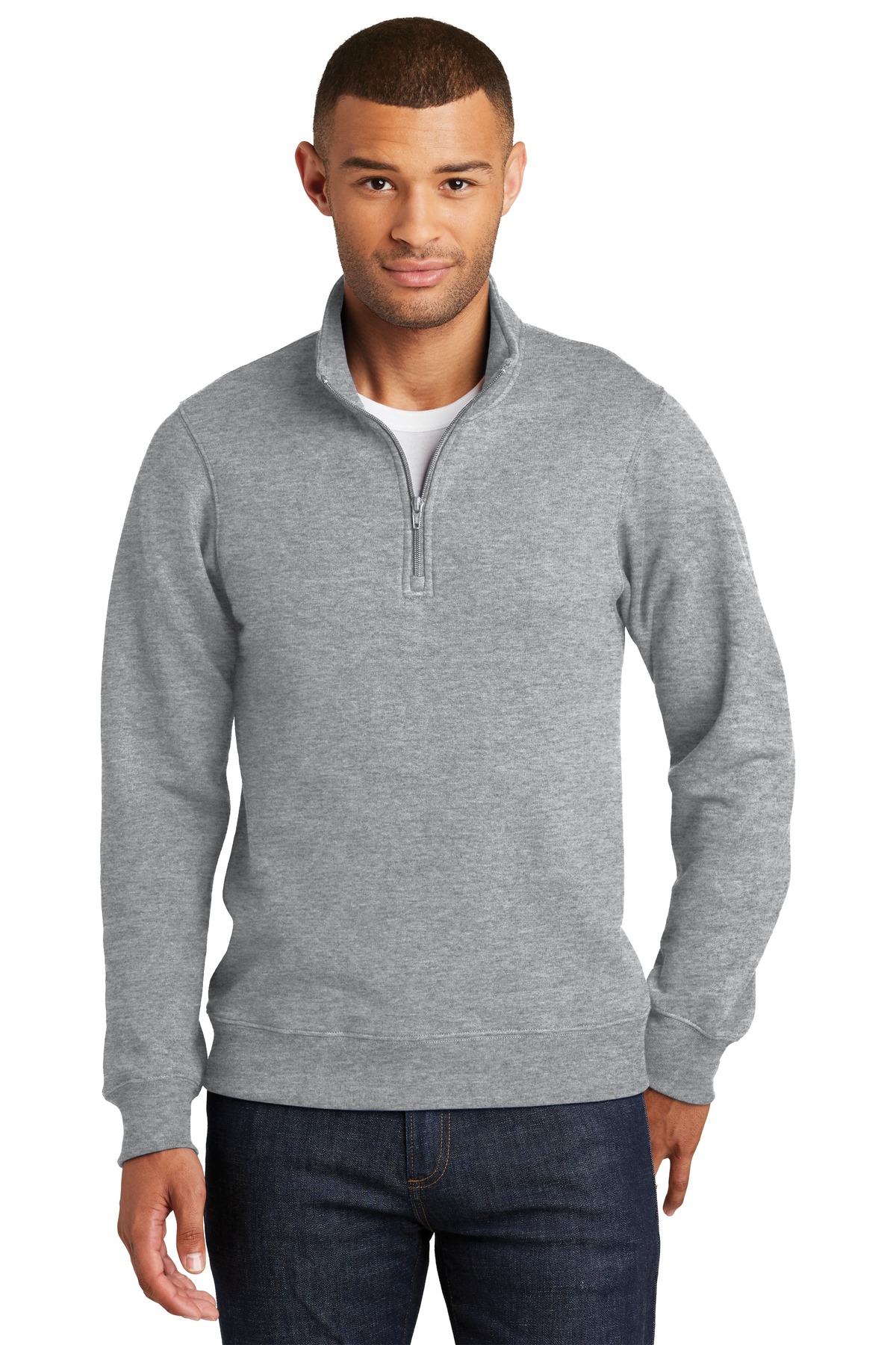Port & Company Fan Favorite Fleece 1/4-Zip Pullover Sweatshirt. PC850Q