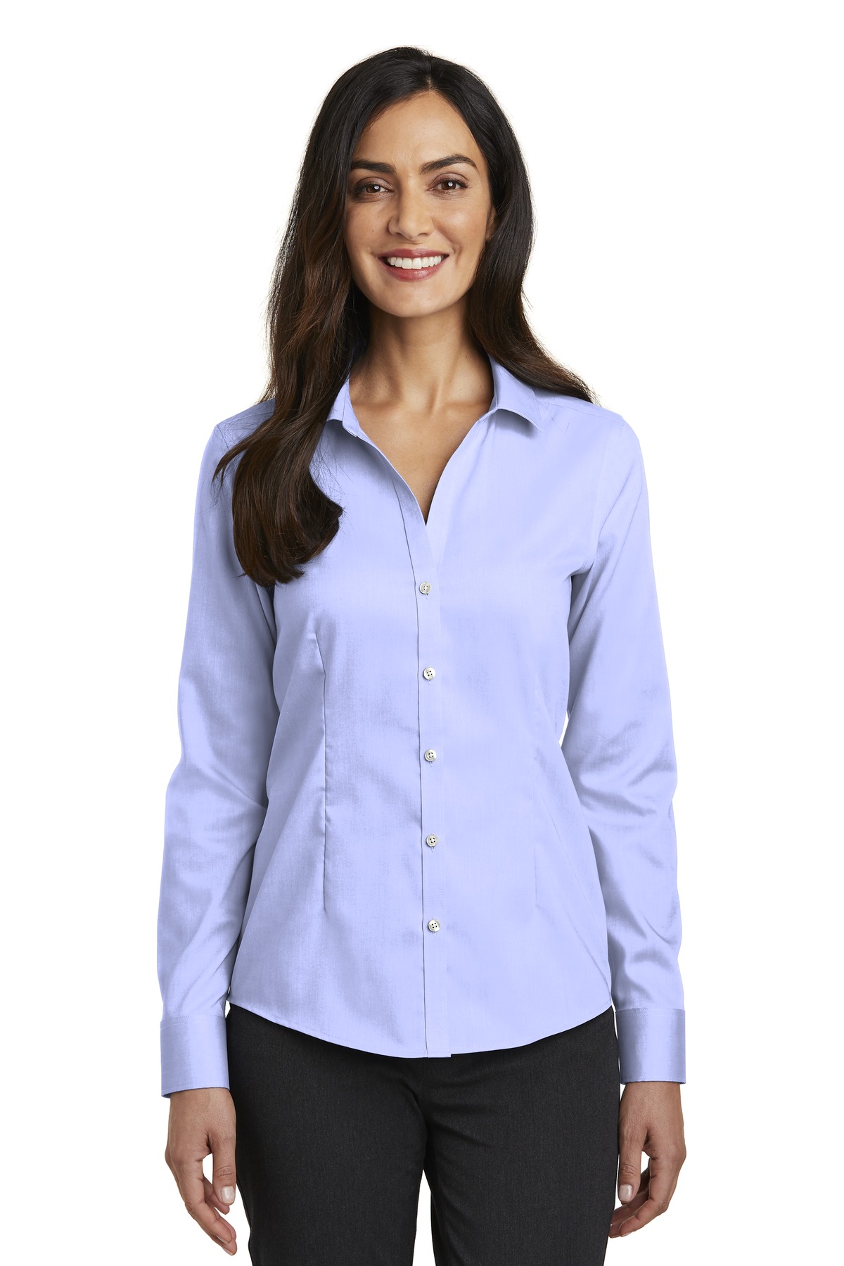 Red House  Ladies Pinpoint Oxford Non-Iron Shirt. RH250